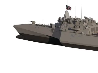 USS Pierre LCS-38 3D model