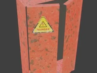 Utility Box Free 3D model