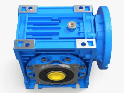  Industrial Worm Gearbox NMRV 040 Blue 