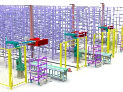 3D Model Designs for Warehouse Automation Systems 3D model