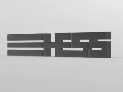 hess logo 3D model