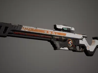 Sci-Fi Weapon Pack Mini Low-poly 3D model