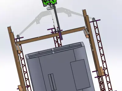 3d home building printer   3D model