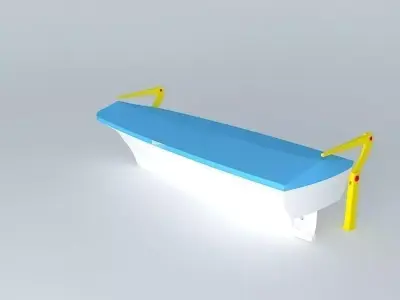 Lifeboat 1 bench Free 3D model