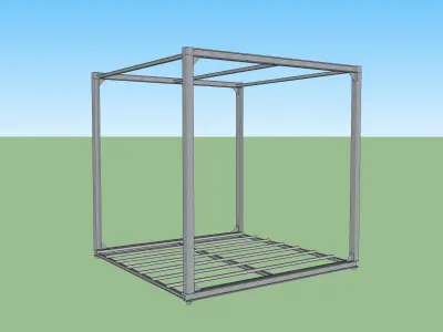 Structural Frame A - 8x8x8 Free 3D model