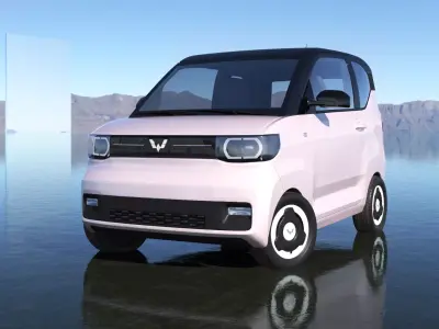 2023 Wuling Hongguang Mini EV Macaron  3D model
