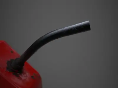 Gas Canister Low-poly 3D model buy