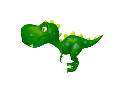 Dinosaur Cartoon 3D model purchase