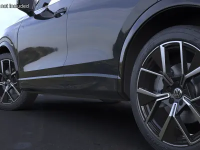  Volkswagen Car Wheel with Suspension 