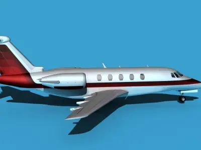 Cessna Citation 650 III V04 3D model