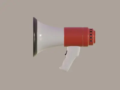 Megaphone 3D model purchase