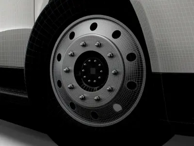 Tesla Semi Truck 2023 wheel 3D model