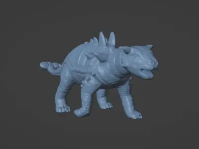 Dinosaur pinacosaurus 3D print model