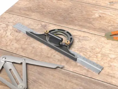 Hand tools complete 3d model 3D model