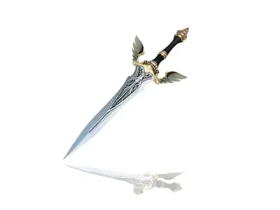 Regalia Dagger Low-poly 3D model