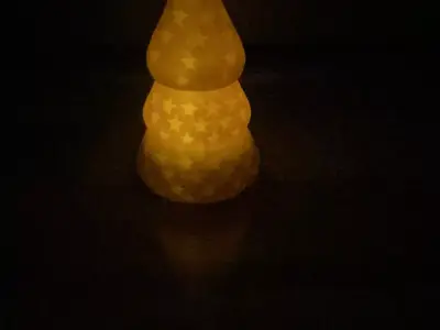 Christmas led tea light decoration commercial use license 3D print model