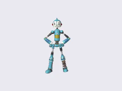 Robot Rodney Toys Free 3D model