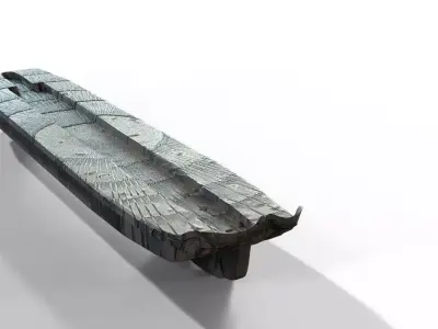 Raft wood 3D model