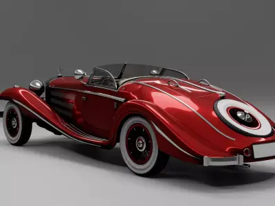 Mercedes 540K 3D model