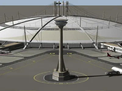 AIRPORT 3D model buy