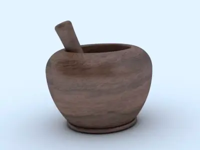 Mortar and Pestle 3D model purchase