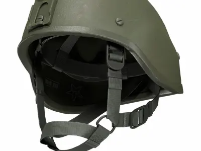 6B47 Russian Ratnik Helmet Modular Pack Low-poly 3D model