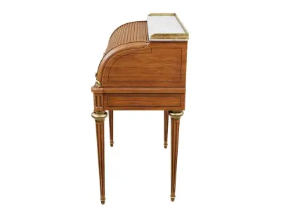 Antique Secretary Desk 3D model