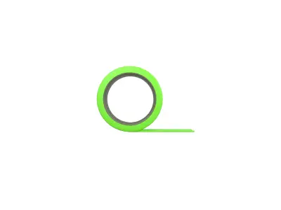 Cartoon Tape v1 004 Low-poly 3D model