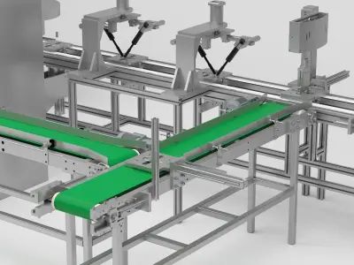 mass production machinery 3D model