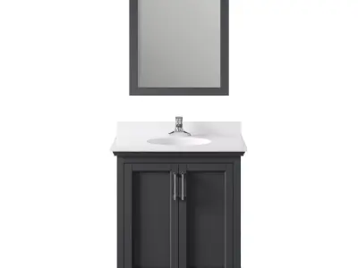 OVE Emma 30 Dark Charcoal Vanity 3D model