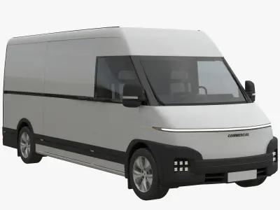 Generic Commercial Cargo Van Prototype 2 3D model