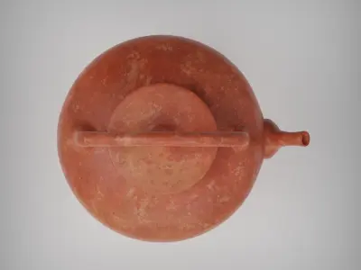 Chinese Classic  Purple Sand Clay Teapot with PBR materials 3D model