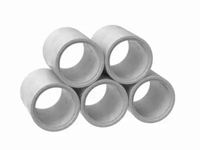 Stack Of Concrete Pipes 3D model