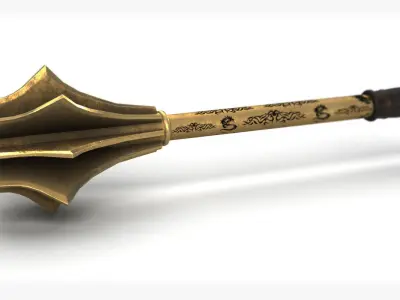 Medieval Mace 3D model