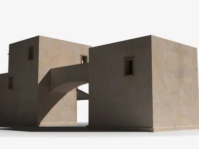 Arab x49 Low-poly 3D model