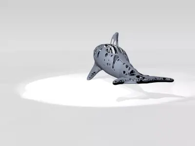 Dolphin Dust Voronoi 3D model