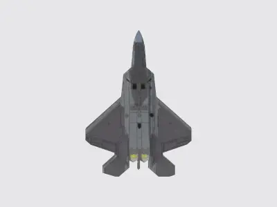 Aeroplane 3d Low-poly 3D model