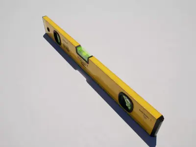 Spirit Level  Low-poly 3D model