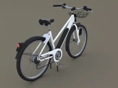 Electric Bicycle 3D model get