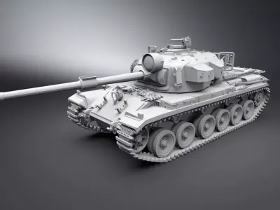 Centurion Mk5 Scale model 3D print model