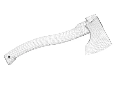 Axe 01 3D model purchase