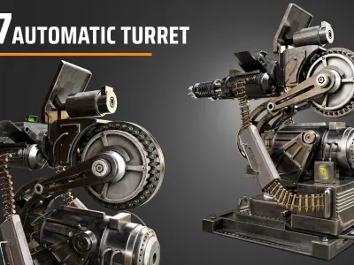Auto Turret 3D model