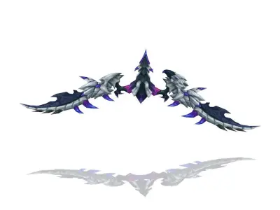 Demon Lord Bow Low-poly 3D model