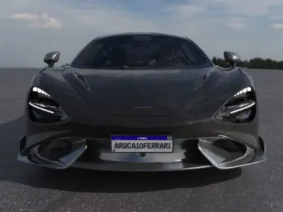 2021 McLaren 765LT  Free 3D model