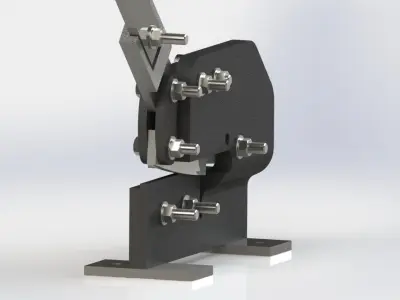 Tesoura de Bancada  Stand Scissors Free 3D model