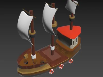 Ship basic 3D model