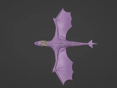 Dragon 3D model get