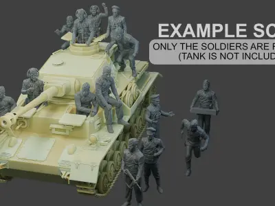 German Tank Crew ww2 GTC1 Pack 1