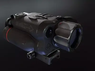SkeetIR x Thermal Optic Low-poly 3D model