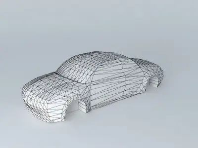 Rear Engine Coupe Free 3D model